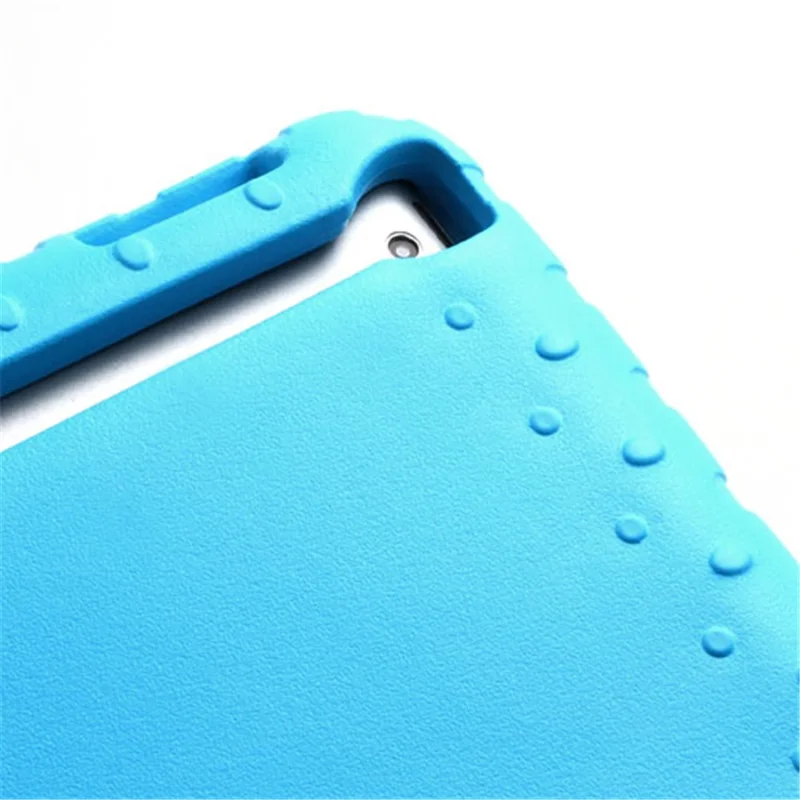 Portable Kids Eco-friendly EVA Foam Case Shell with Handle & Stand for iPad 2 / 3 / 4 - Blue