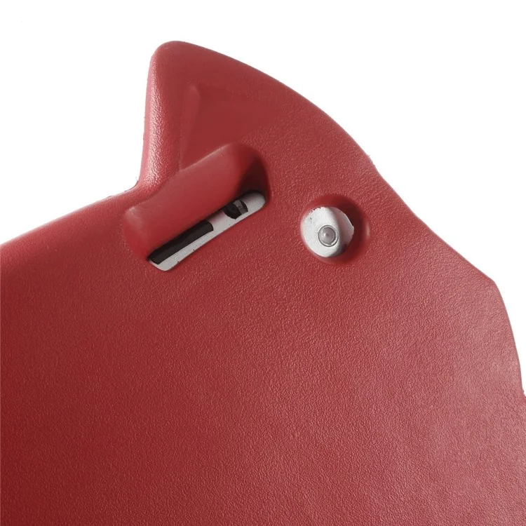 For iPad 2 3 4 Fox Pattern Portable Kids EVA Foam Stand Protective Cover - Red
