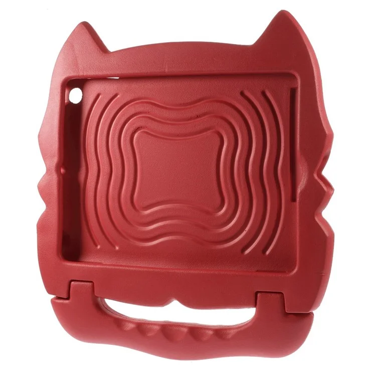 For iPad 2 3 4 Fox Pattern Portable Kids EVA Foam Stand Protective Cover - Red