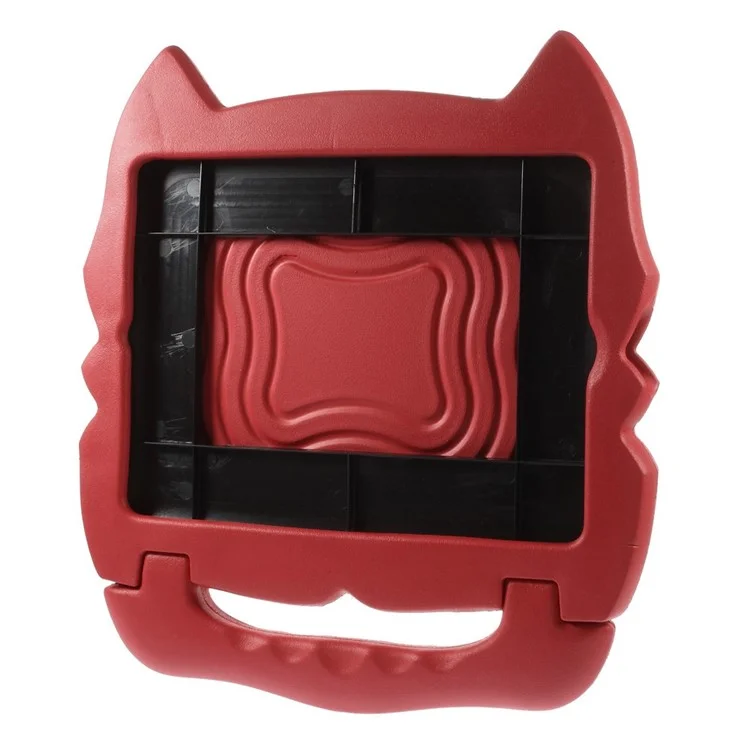 For iPad 2 3 4 Fox Pattern Portable Kids EVA Foam Stand Protective Cover - Red