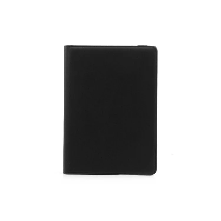Black 360 Degree Rotating Cloth Leather Case w/ Stand for iPad Air