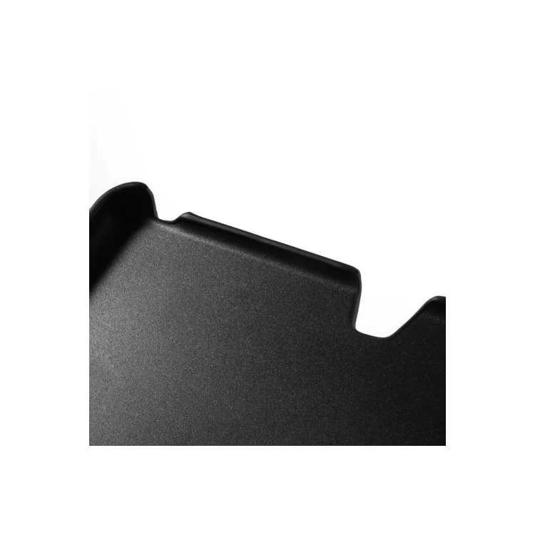 Black 360 Degree Rotating Cloth Leather Case w/ Stand for iPad Air