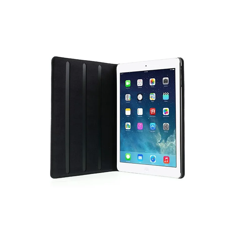 For iPad Air 5 Doormoon Genuine Leather Folio Case Stand