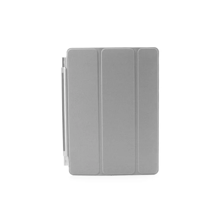 Grey for iPad Air Single Tri-fold Smart Front Leather Case w/ Stand