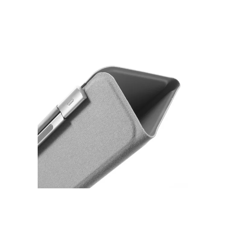 Grey for iPad Air Single Tri-fold Smart Front Leather Case w/ Stand