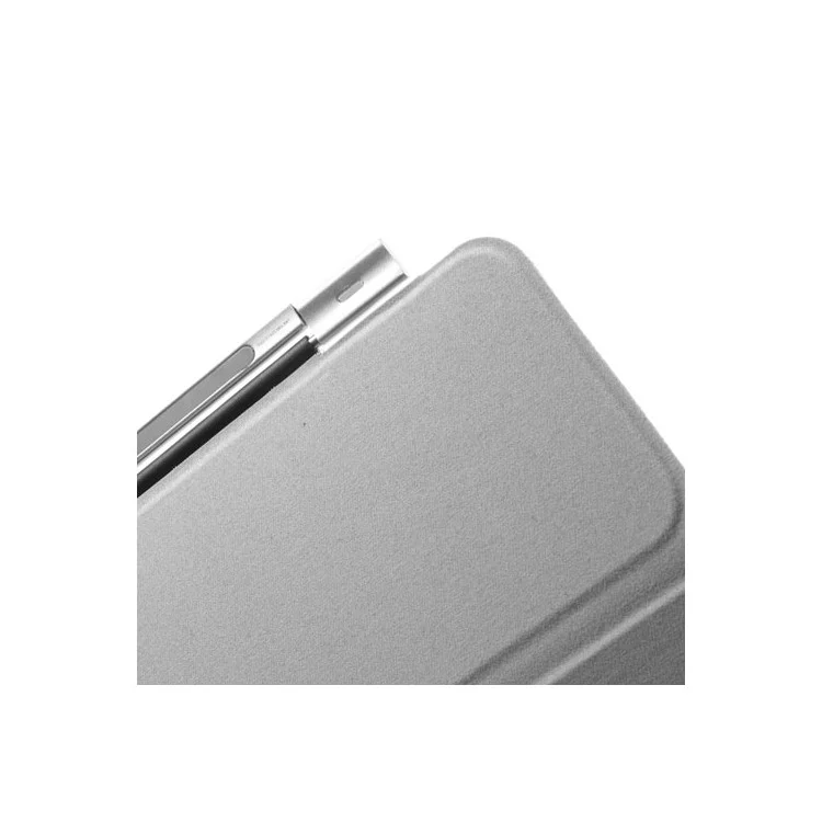 Grey for iPad Air Single Tri-fold Smart Front Leather Case w/ Stand
