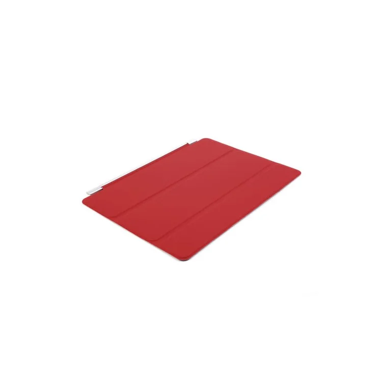 Red for iPad Air Single Tri-fold Front Smart Leather Case w/ Stand