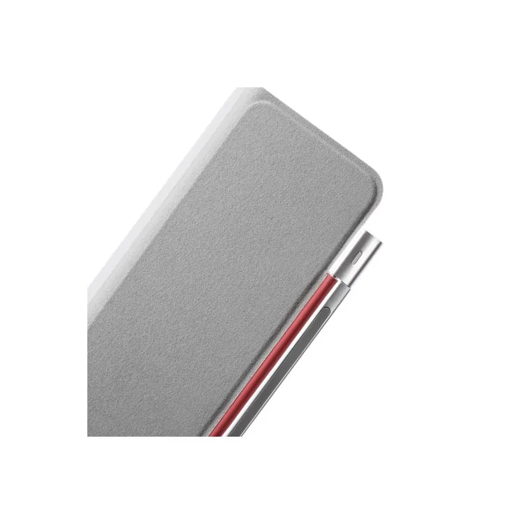 Red for iPad Air Single Tri-fold Front Smart Leather Case w/ Stand