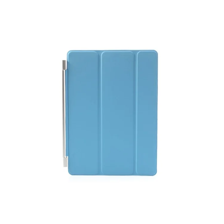 Blue for iPad Air Single Tri-fold Smart Front Leather Cover w/ Stand