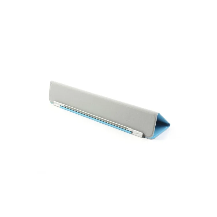 Blue for iPad Air Single Tri-fold Smart Front Leather Cover w/ Stand