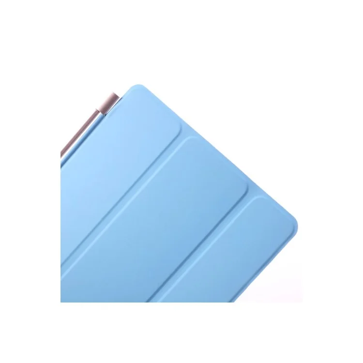 Blue for iPad Air Single Tri-fold Smart Front Leather Cover w/ Stand