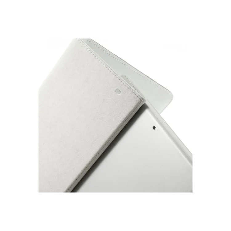 White Doormoon Genuine Leather Smart Cover w/ Stand for iPad Air 5