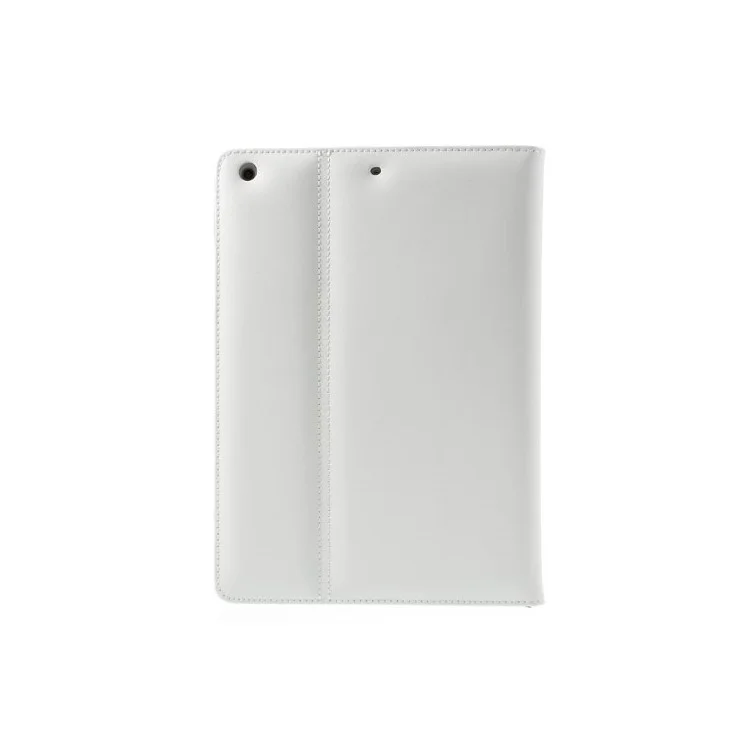 White Doormoon Genuine Leather Smart Cover w/ Stand for iPad Air 5