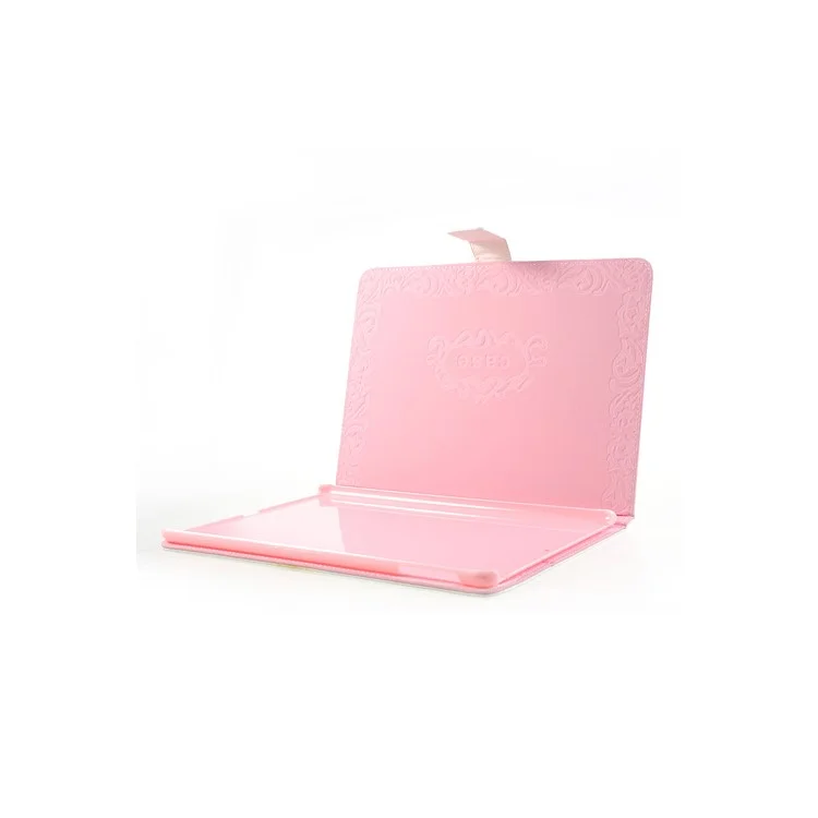 Sparkling Rhinestone Purple Blossom Smart Awakening Leather Case for iPad Air 5
