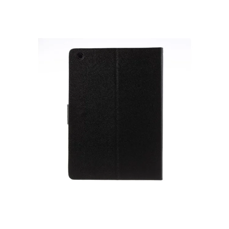 Mercury Goospery Leather Fancy Diary Wallet Flip Case Cover for iPad Air 5 - Black