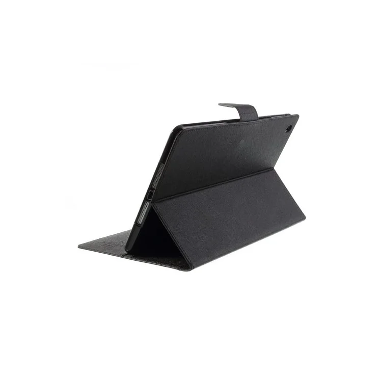 Mercury Goospery Leather Fancy Diary Wallet Flip Case Cover for iPad Air 5 - Black