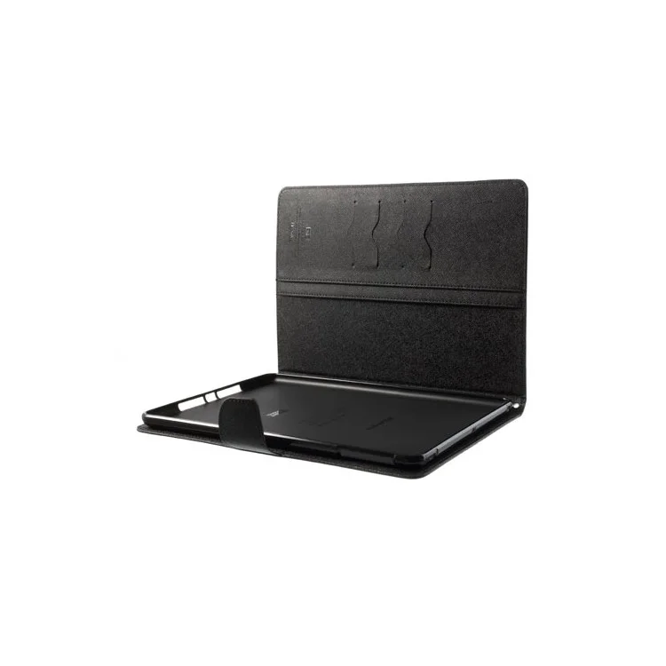Mercury Goospery Leather Fancy Diary Wallet Flip Case Cover for iPad Air 5 - Black