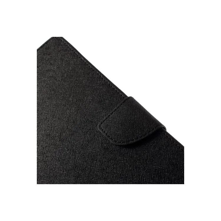 Mercury Goospery Leather Fancy Diary Wallet Flip Case Cover for iPad Air 5 - Black