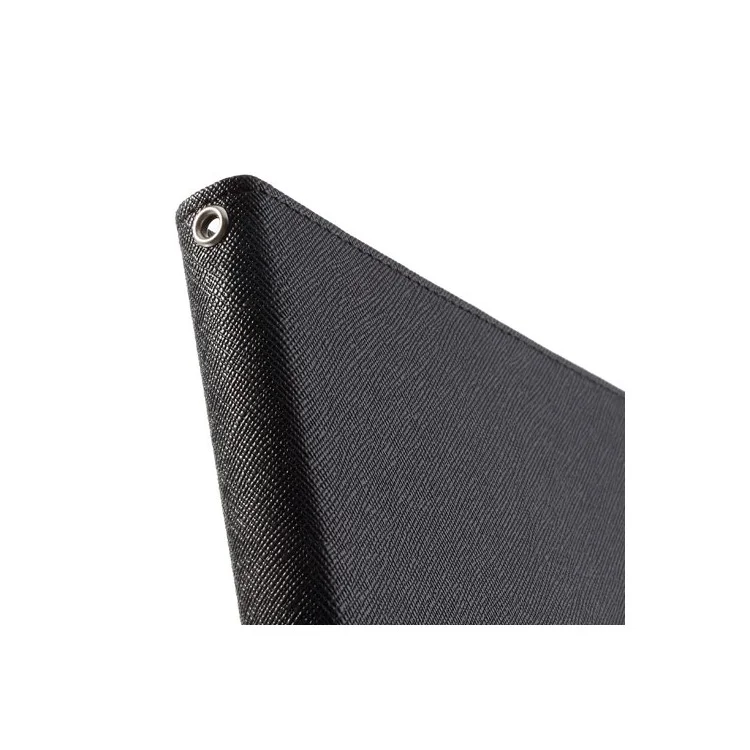Mercury Goospery Leather Fancy Diary Wallet Flip Case Cover for iPad Air 5 - Black
