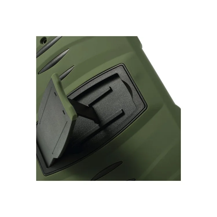 Three Pieces Snap-on Rugged Plastic & Silicone Combo Cover for iPad Air - Black / Army Green