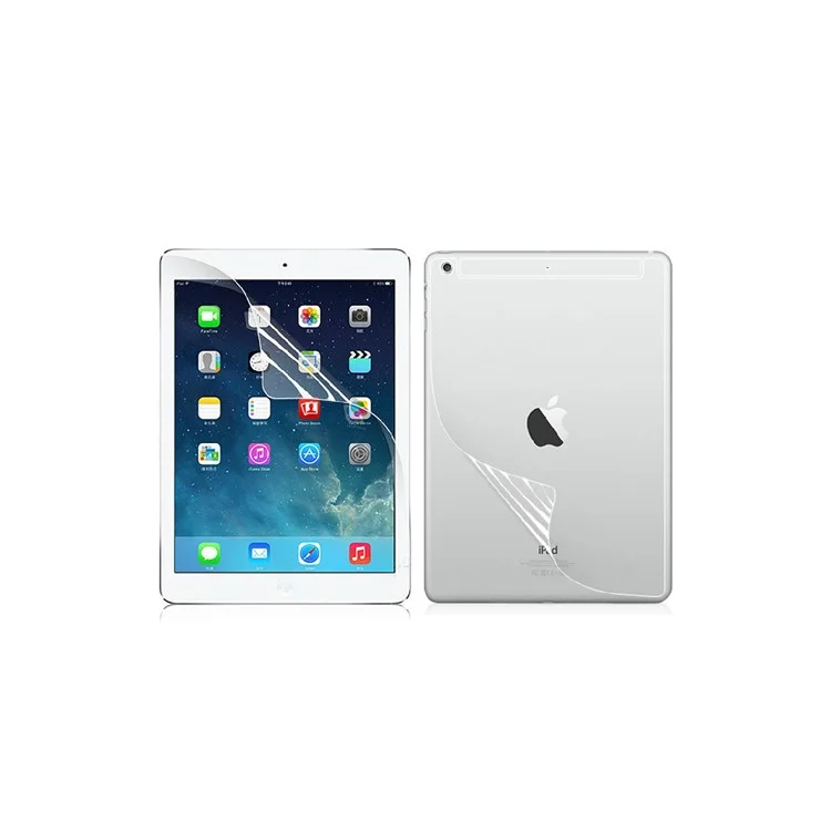 Clear Front & Back Screen Protector Guard Film for iPad Air