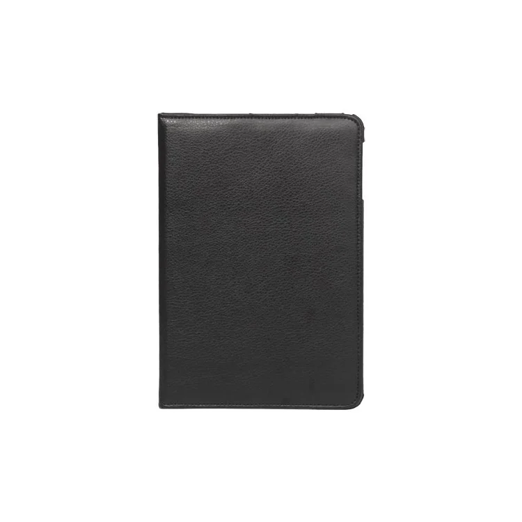 360 Degree Rotary Leather Case with Elastic Strap for iPad Mini - Black