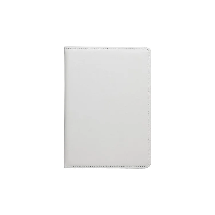 360 Degree Rotary iPad Mini Leather Case with Elastic Strap - White