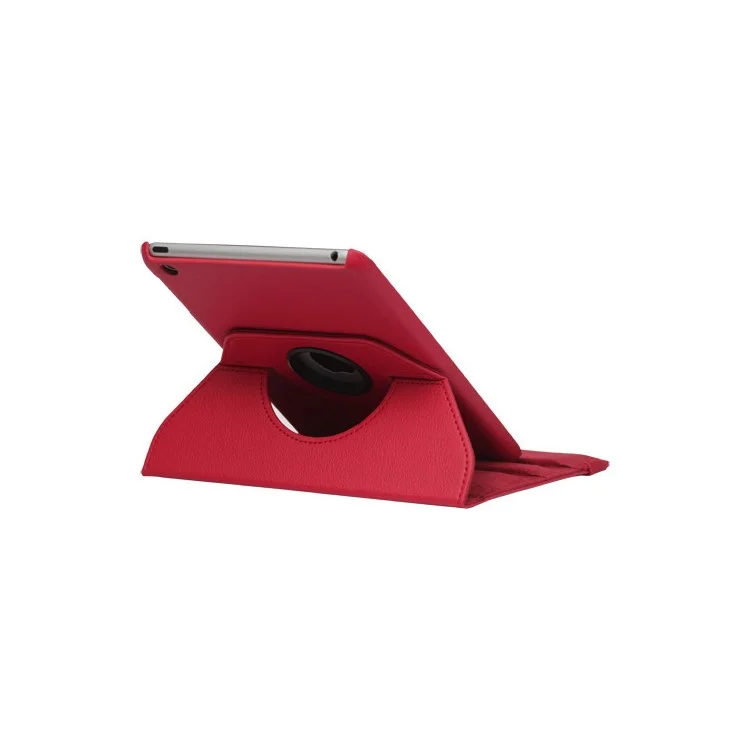 360 Degree Rotary Leather Case Cover for iPad Mini - Red