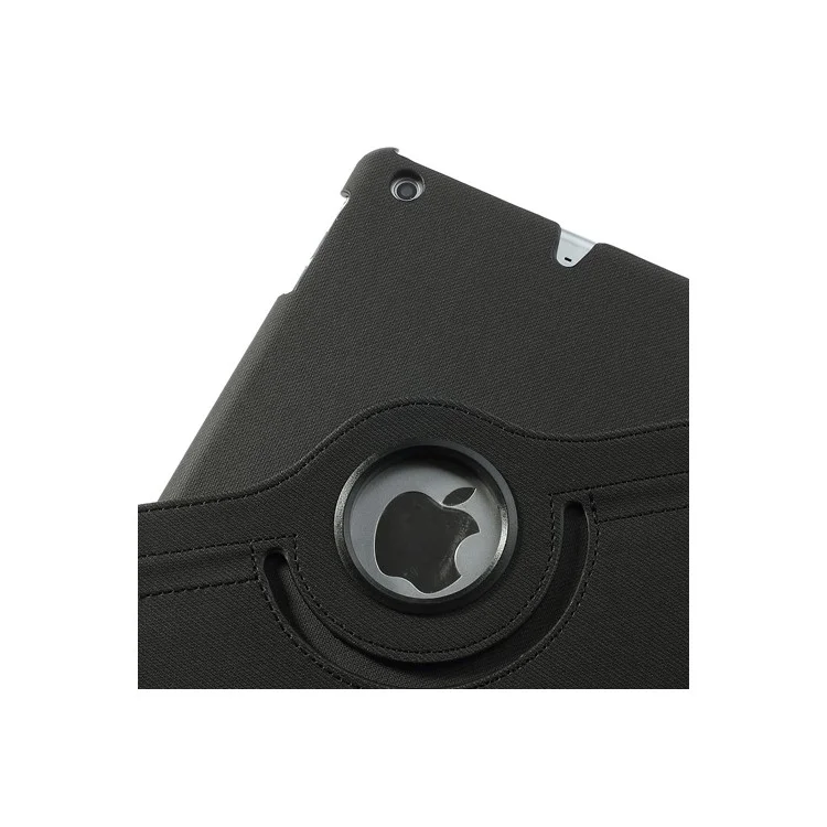 Black Cloth Leather Case for iPad mini / iPad mini 2 (Retina), 360 Degree Rotary & Card Slots