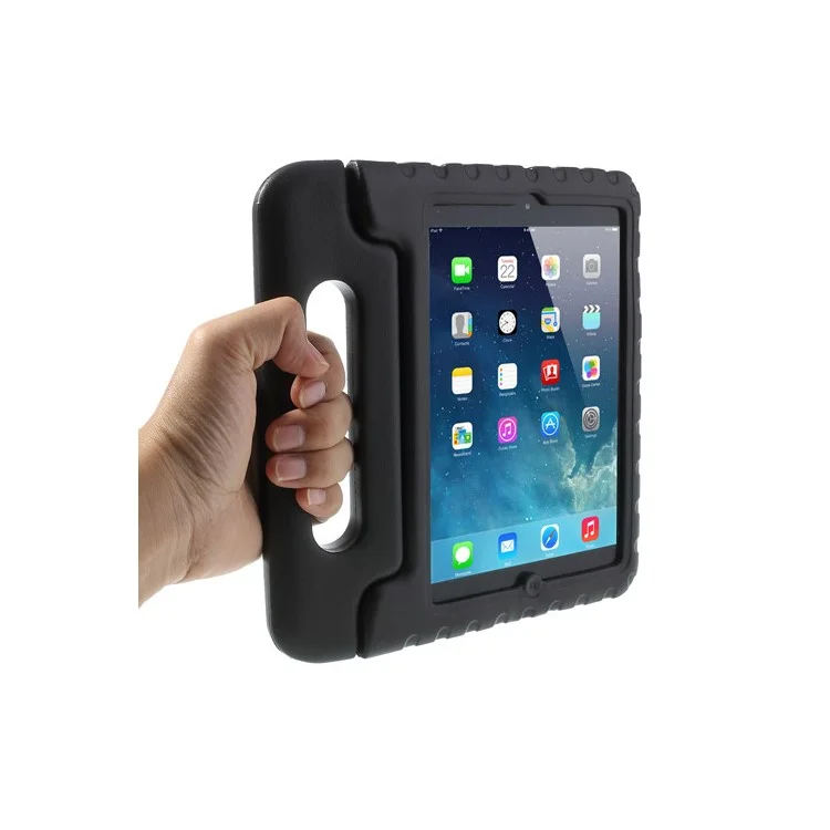 Hand-held Kids EVA Foam Protective Stand Case for iPad Mini 2 with Retina Display - Black