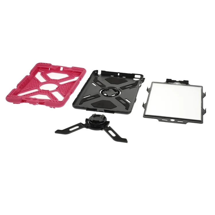 Pepkoo Spider Series Extreme Heavy Duty Case for iPad Mini / iPad Mini 2 - Black / Rose