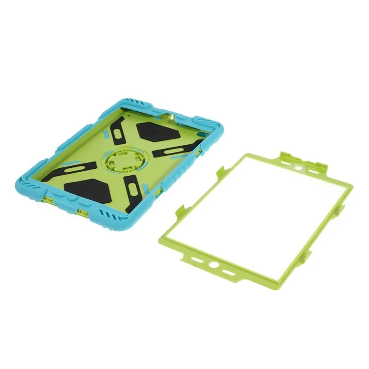 Pepkoo Spider Series for iPad Mini / iPad Mini 2 Extreme Heavy Duty Shell - Green / Blue