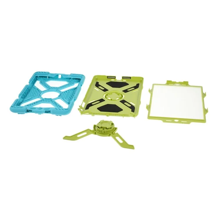 Pepkoo Spider Series for iPad Mini / iPad Mini 2 Extreme Heavy Duty Shell - Green / Blue