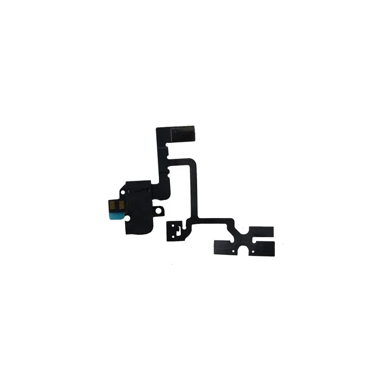 Black Audio Earphone Jack Flex Circuit Cable for iPhone 4 4G