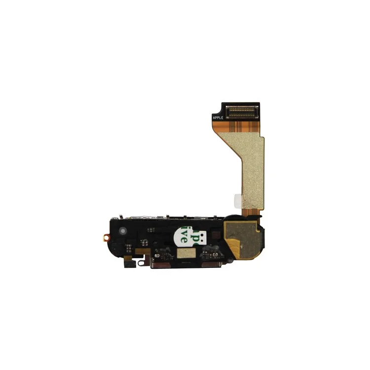 Original Charging Port Assembly Part with Home Button Flex Cable for iPhone 4G