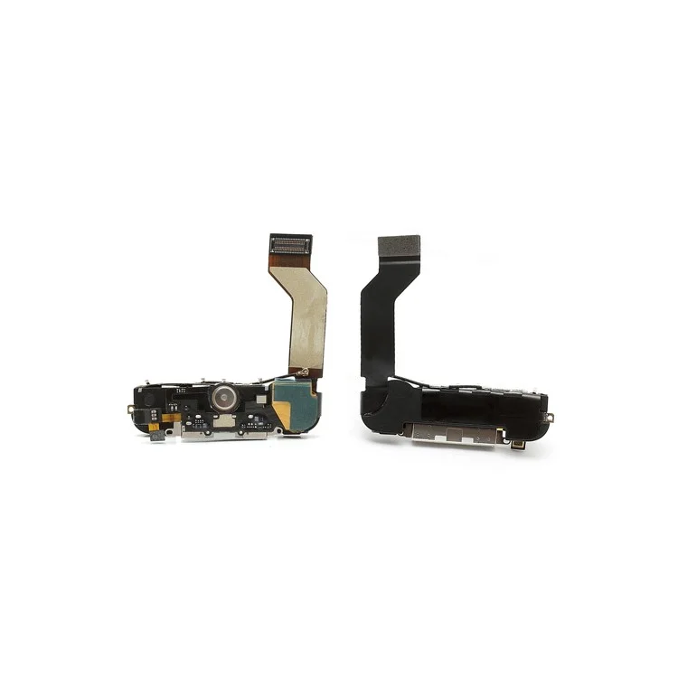 iPhone 4S Dock Charge Port Connector Assembly w/ Speaker Antenna Home Button Flex Genuine - White