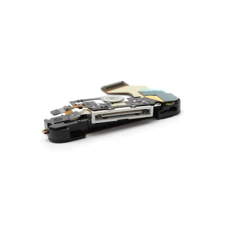 iPhone 4S Dock Charge Port Connector Assembly w/ Speaker Antenna Home Button Flex Genuine - White