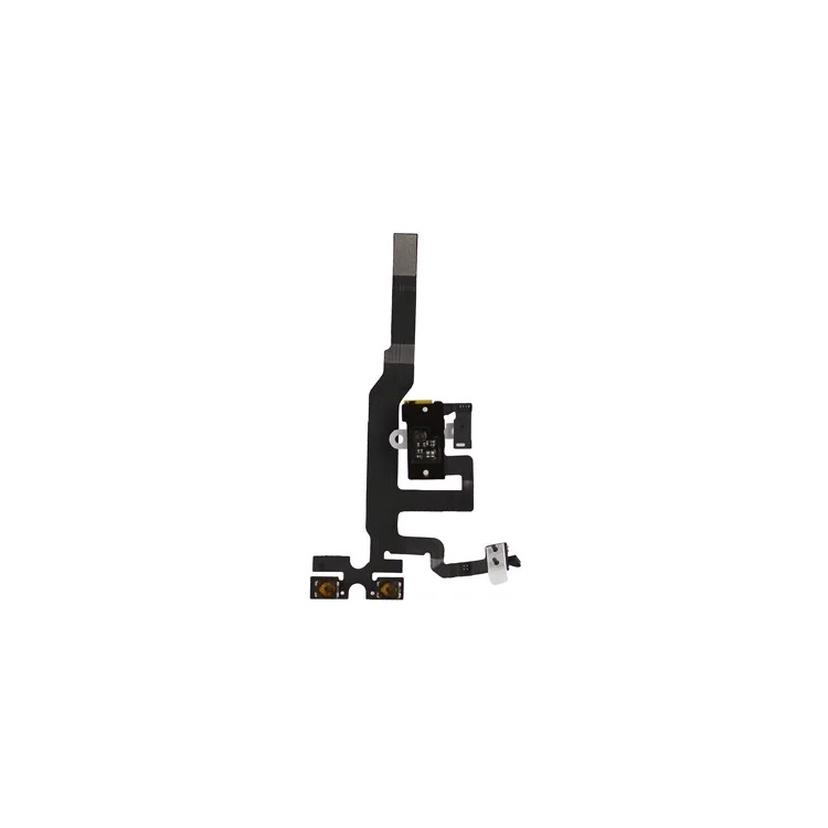 For iPhone 4S Audio Earphone Jack Flex Cable Replacement White OEM