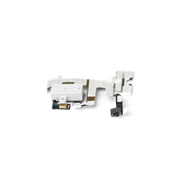 For iPhone 4S Audio Earphone Jack Flex Cable Replacement White OEM