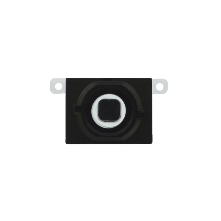 For iPhone 4S Home Button Key with Rubber Ring Pad - White