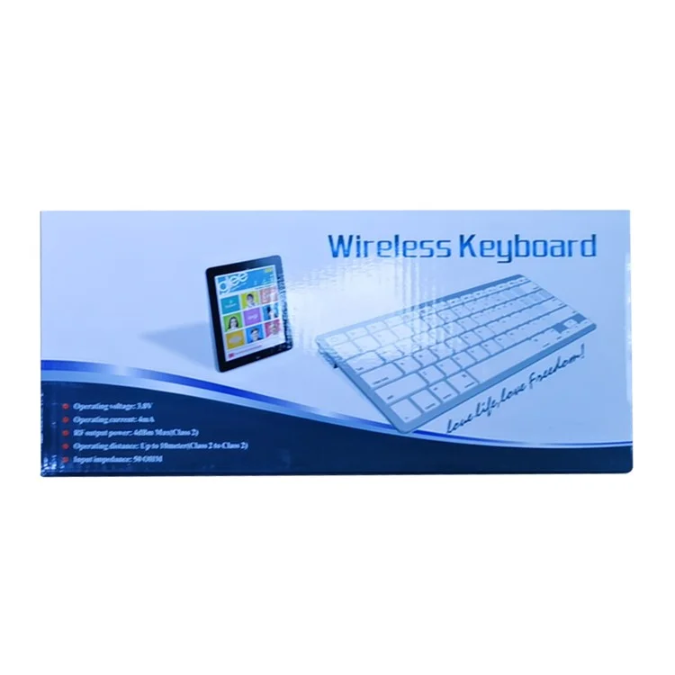 Universal Bluetooth Wireless Keyboard for Mac Windows Android PC Tablet Smart Phone iPad