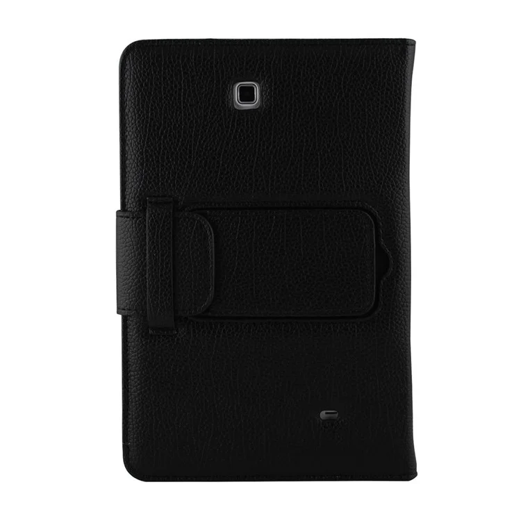 Black Lychee PU Leather Case Stand w/ Removable Bluetooth Keyboard for Samsung Galaxy Tab 4 8.0 T335 T331 T330
