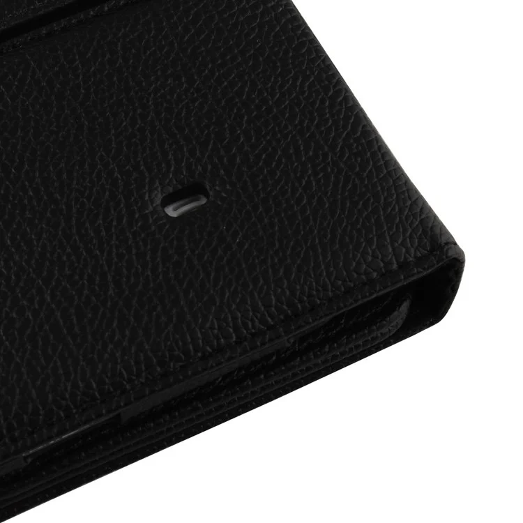 Black Lychee PU Leather Case Stand w/ Removable Bluetooth Keyboard for Samsung Galaxy Tab 4 8.0 T335 T331 T330
