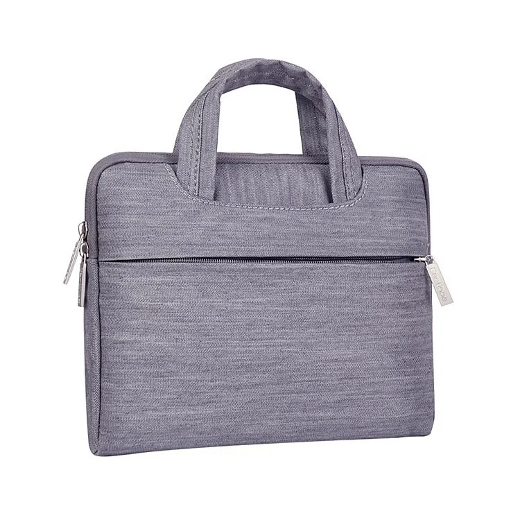 Grey Cartinoe Jean Series Notebook Sleeve Case Bag for MacBook Air Pro 13.3 inch, Size: 34 x 26cm