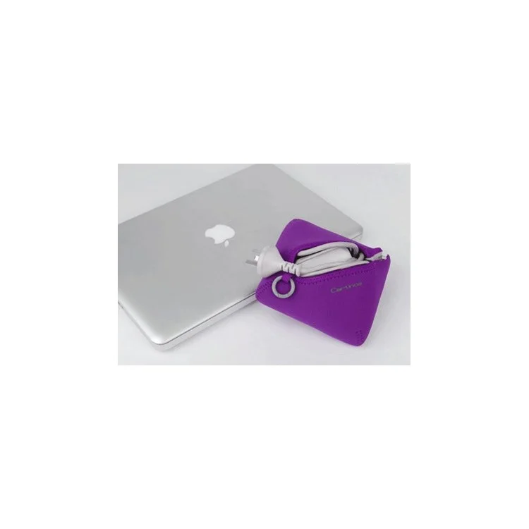 Purple Cartinoe Breath Series Zipper Nylon Notebook Bag Pouch for MacBook Pro 15.4 inch, Size: 36 x 27cm