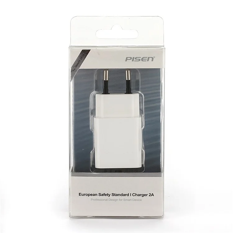 Pisen I Charger 2A Power Adapter for iPhone iPad Samsung HTC - EU Plug