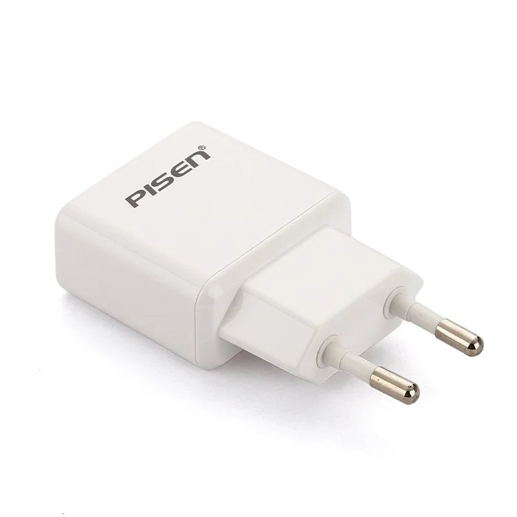 Pisen I Charger II 1A Power Adapter for iPhone iPad mini Samsung HTC - EU Plug