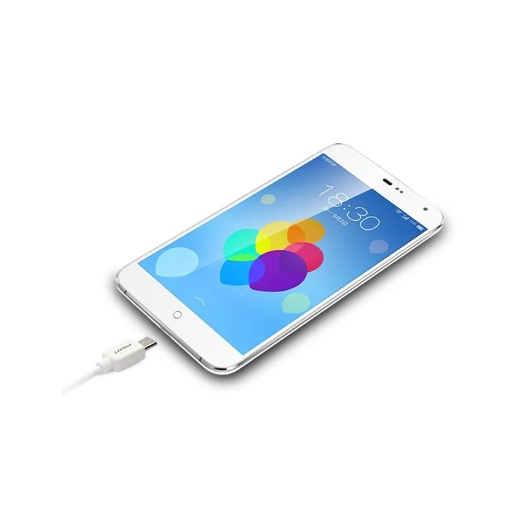 Pisen 0.8M Micro USB Data Sync Charging Cable for Samsung HTC Sony LG Huawei Xiaomi Etc - White