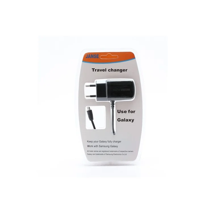 MicroUSB Wall Home Travel Charger for Samsung Smartphones Samsung Galaxy S4 i9500 - EU Plug (Janse)