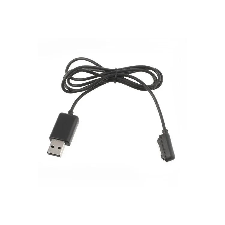 Black Magnetic USB Charging Cable for Sony Xperia Z1 C6903 / Z1 Compact D5503 / Z2 D6502 / Z Ultra C6806
